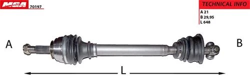 MGA 70197  Aks Sol R21 Manager ürün görseli 1
