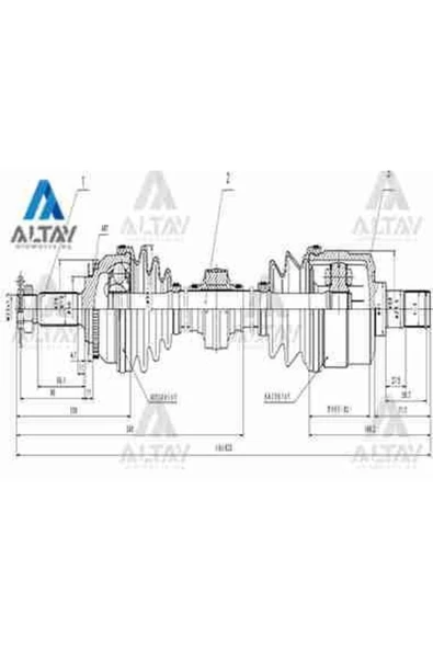 Maher 01898 Aks Komple Ön Accent 06-11 Era / Dizel Sol Mhr- ürün görseli 1