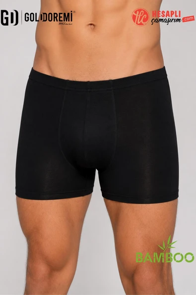 Gd Goldoremi Erkek Premium Süper Rahat Bambu Likralı Nefes Alabilen İnce Kumaş Beli İz Yapmaz Boxer ürün görseli 1