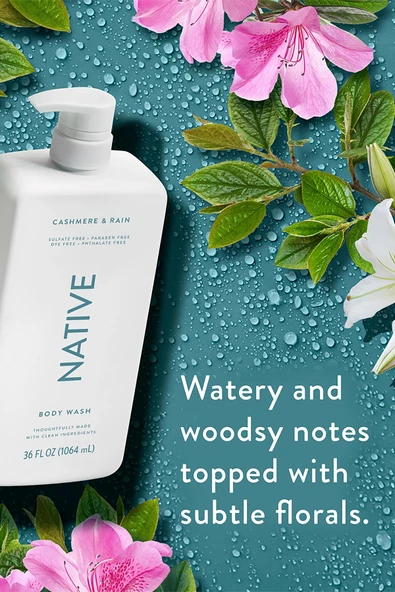 Native Cashmere & Rain Vücut Şampuanı 1064ML - Resim 5