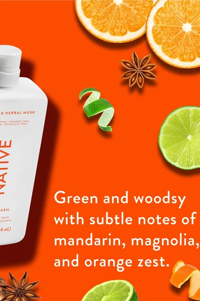 Native Narenciye & Bitkisel Misk Vücut Şampuanı 1064ML - Resim 5