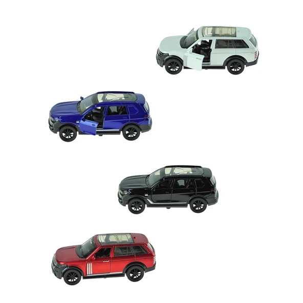Oyuncak Metal Arabalar 4lü Set metal jep Suv Çek Bırak 13 Cm ürün görseli 1
