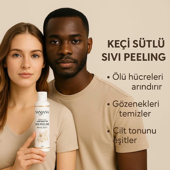 SANJANA KEÇİ SÜTLÜ PEELİNG, ÖLÜ DERİLERİ SOYUCU,125 ML ürün görseli 1