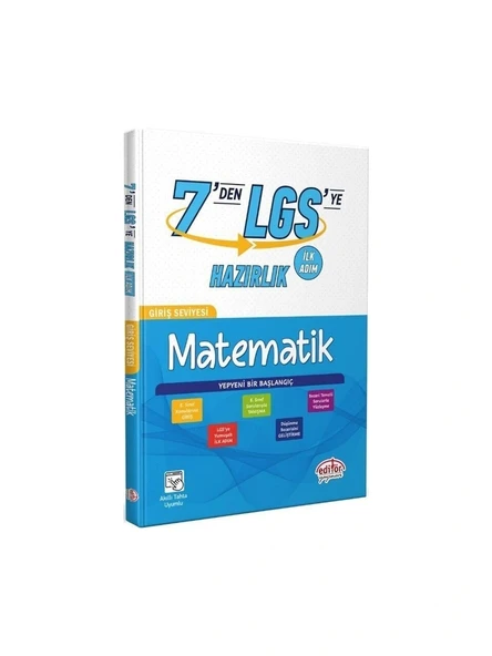Editör Yayınları 7’den LGS’ye Hazırlık Matematik Yeni ürün görseli 1