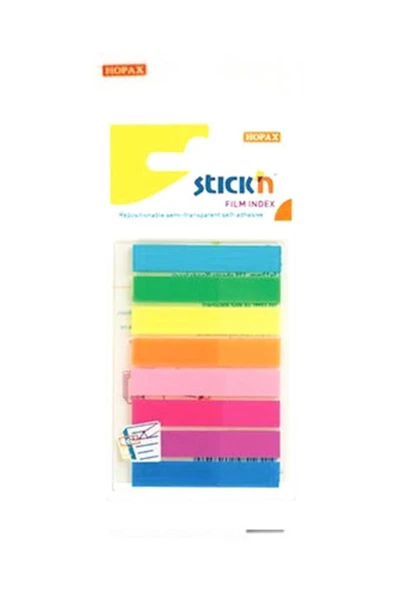 Stickn 45x8 Neon 8 Renk Film Ayraç 20 Yaprak ürün görseli 1