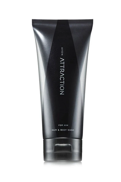 Avon Attraction Erkekler için Saç ve Vücut Şampuanı 200 ml 8681298961284 ürün görseli 1