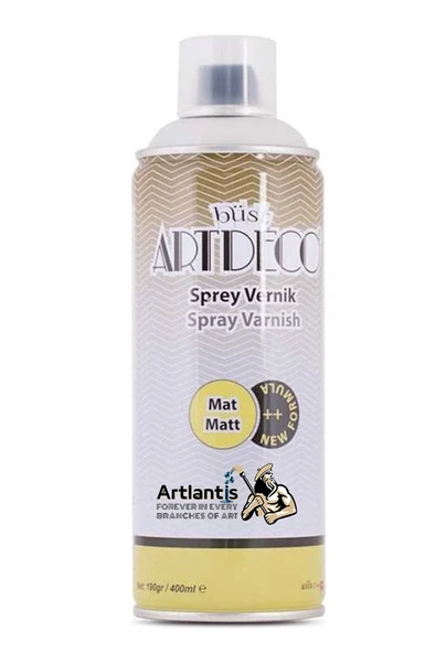 Mat Akrilik Vernik 400 ml Sprey 1 Adet Kalıcı Şeffaf Koruma İç ve Dış Mekan Çizilmeye Karşı Dayanıklı Kalıcı ürün görseli 1