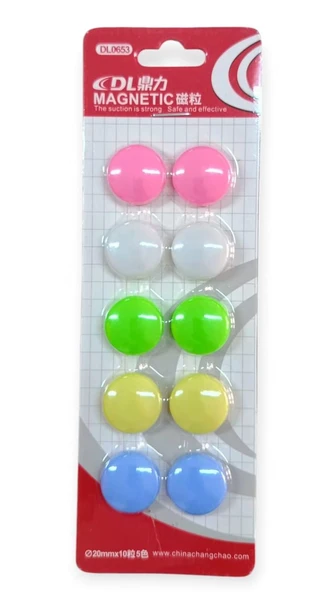 Dınglı Cıvıltı Renkli Orta Magnet Mıknatıslı 30mmx10 (0653) ürün görseli 1