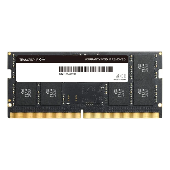 Team Elite TED516G4800C40D-SBK 16GB DDR5 4800MHz CL40 Notebook Bellek ürün görseli 1