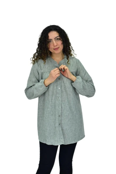 Kadın Kol Lastikli Bluz BGL-ST04645 - Resim 5