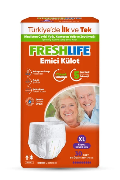 Freshlife Emici Külot XL Ekstra Büyük 30 Adet ürün görseli 1