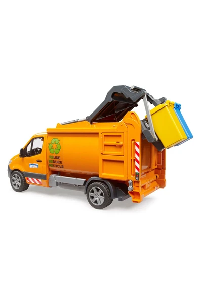 BRUDER M.BENZ SPRİNTERBN ÇÖP KAMYONU 02682 - Resim 4