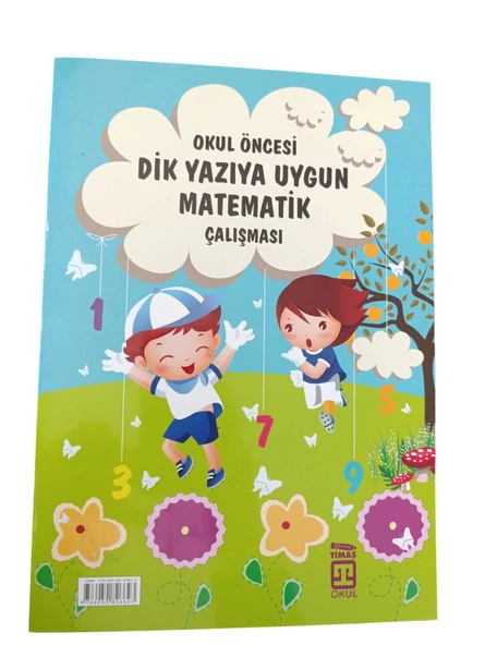 Okul Öncesi Dik Yazıya Uygun Matematik Çalışma Kitabı Timaş ürün görseli 1