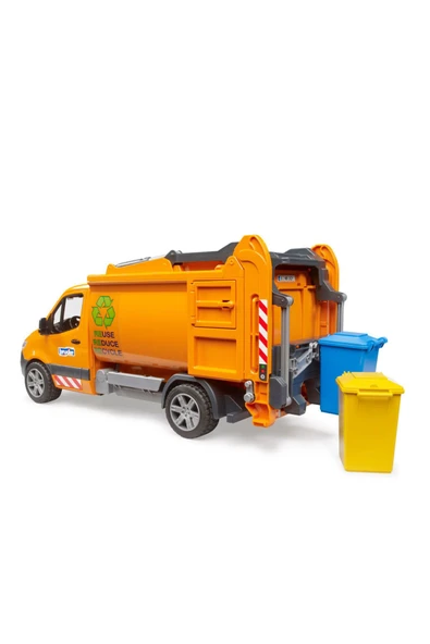 BRUDER M.BENZ SPRİNTERBN ÇÖP KAMYONU 02682 - Resim 5