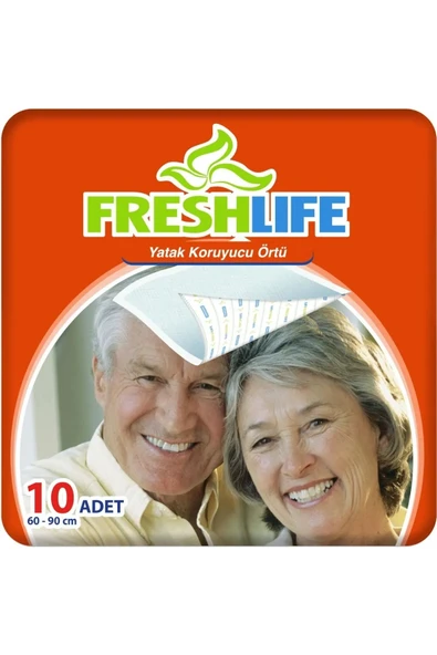 Freshlife Yatak Koruyucu Örtü 60x90 cm 10x3 30 Adet ürün görseli 1