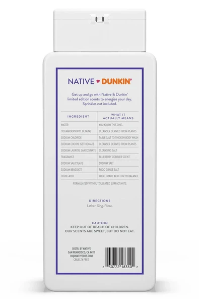 Native Dunkin Blueberry Cobbler Vücut Şampuanı 532ML - Resim 2