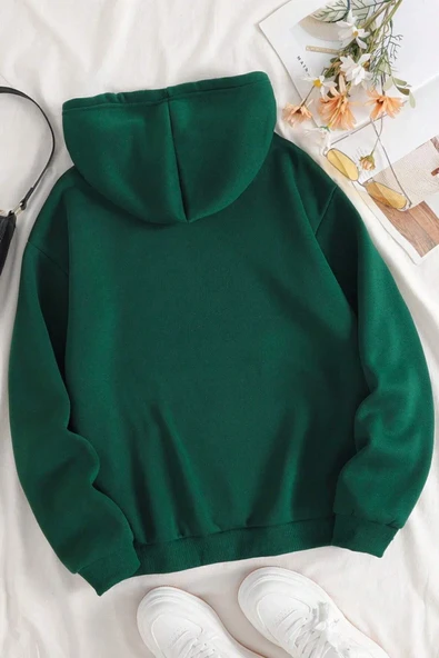 Yeşil Saturn Sweatshirt - Resim 2