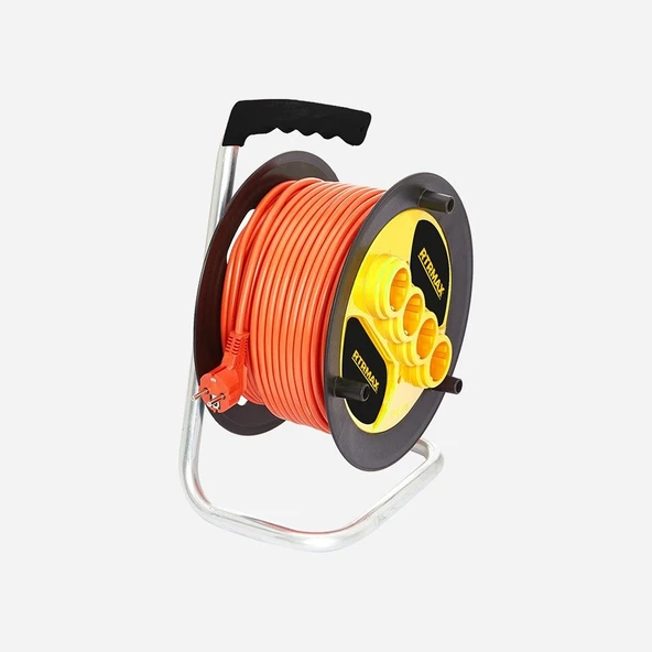 Rtrmax Rem32540 Seyyar Makaralı Uzatma Kablosu 3*2.5 Mm420 Mt ürün görseli 1