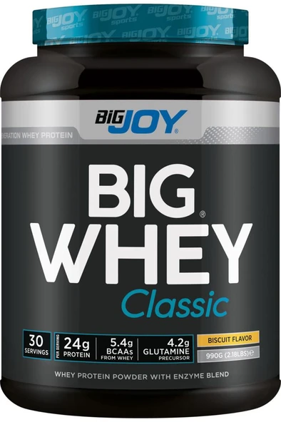 Bigjoy Sports Big Whey Classic Whey Protein 915 gr Bisküvi Aromalı ürün görseli 1