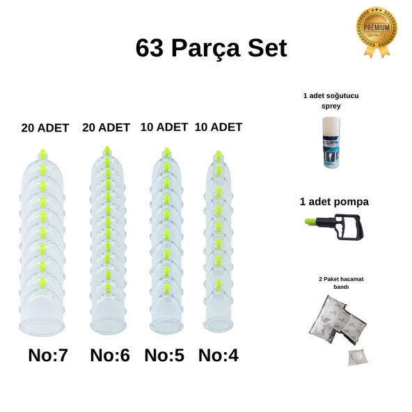 Hacamat Seti 63 Parça Hacamat Seti ürün görseli 1