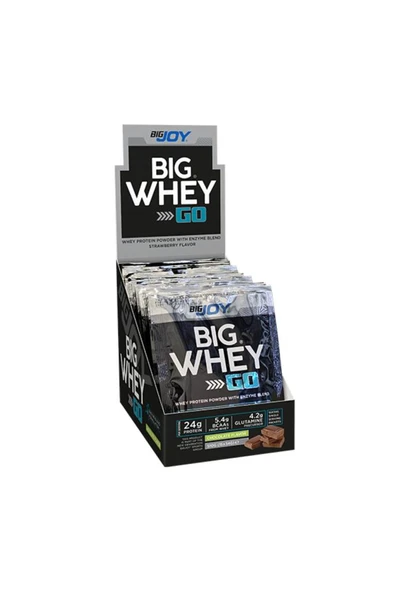 Bigjoy Sports Big Whey Go Whey Protein Tozu Tekli Sachet Çikolata Aroma 15 Servis ürün görseli 1