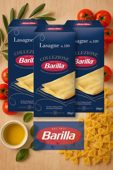 Barilla Lazanya (LASAGNE) Makarna 500 gr X 3 Adet ürün görseli 1