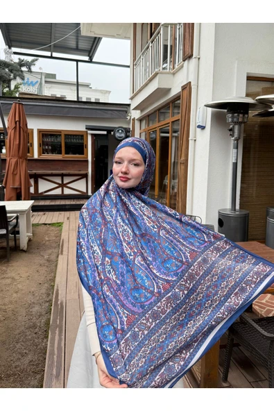 MODA Soft Pamuk Etnik Desen Şal ürün görseli 1