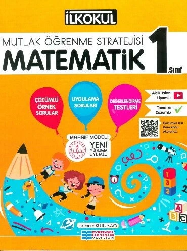 1.Sınıf Matematik Mutlak Öğrenme Stratejisi Kitabı Evrensel İletişim ürün görseli 1