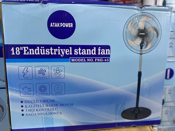 Atak Power 18 INC Ayaklı Vantilatör ürün görseli 1