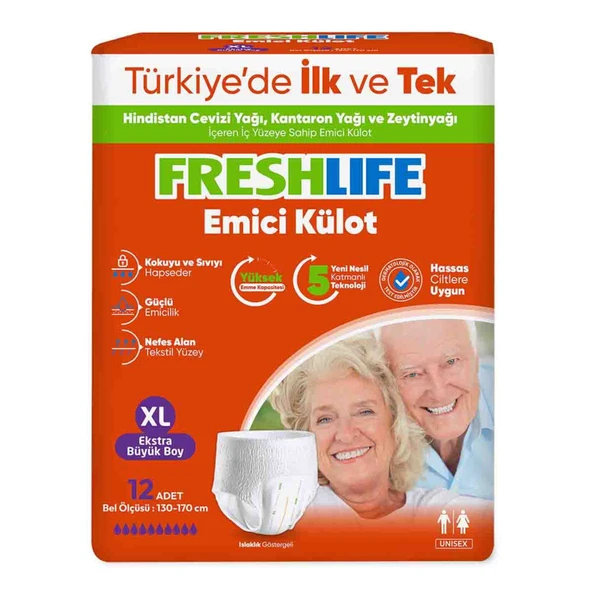 Freshlife Emici Külot Xl Beden 12 Adet ürün görseli 1