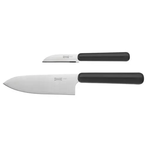 IKEA Fördubbla Aşçı Bıçağı Ve Soyma Bıçağı Gri 2 Parça Bıçak Seti ürün görseli 1