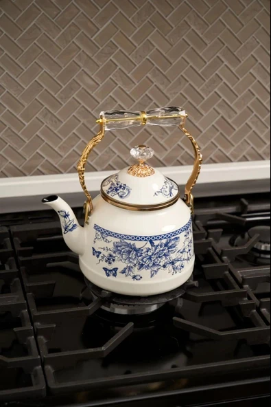Miss Betty Blue Life Emaye Kettle Demlik 2,5 LT MİSS-8324-25 ürün görseli 1