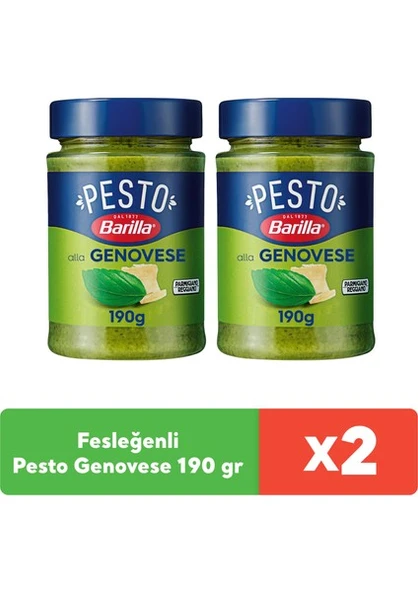 Barilla Pesto Rosso Fesleğenli Mak.sosu 190gr X 2 Adet ürün görseli 1