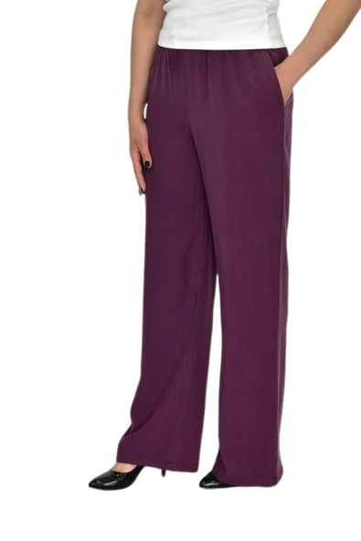 Kadın Lastikli Bol Pantolon BGL-ST04637 ürün görseli 1