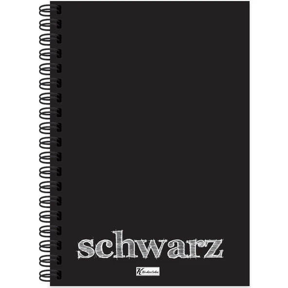 Keskin Color Defter PP Kap.Spr.Schwarz 14x20 40 Yp.Düz 350510-99 ürün görseli 1