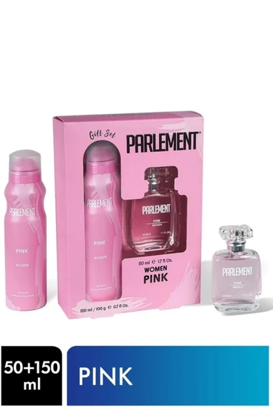 Parlement 50 Ml Pink Kadın Parfüm + 150 Ml Deodorant Seti ürün görseli 1