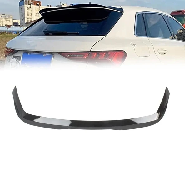 AUTOGP Audi a3 8y hb bagaj üstü spoiler  siyah boyalı 2021+ ürün görseli 1
