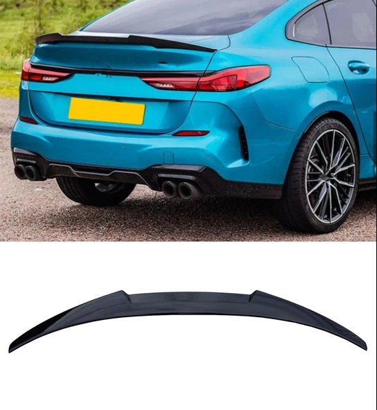 AUTOGP Bmw f44 m2 bagaj üstü spoiler yarasa  siyah boyalı plastik 2020+ ürün görseli 1