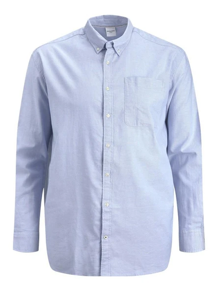 Jack Jones Oxford Plus Büyük Beden Erkek Gömlek 12190444 ürün görseli 1
