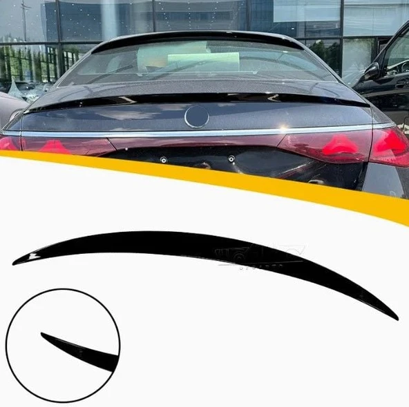 AUTOGP Mercedes w214 amg bagaj üstü spoiler siyah boyalı plastik 2024+ ürün görseli 1