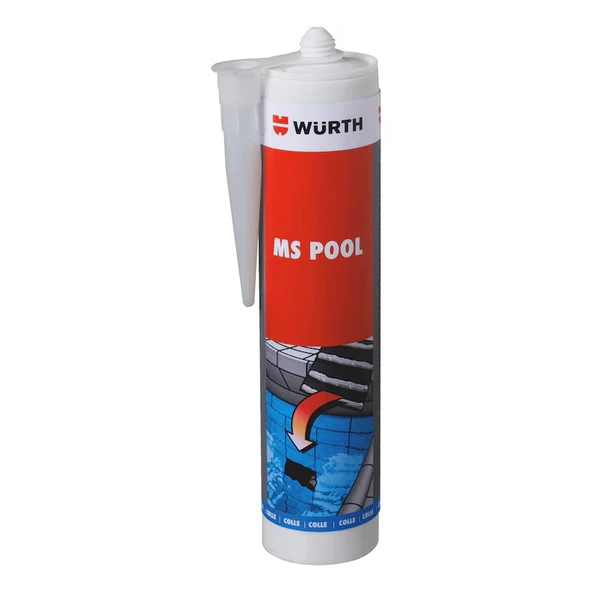 Würth MS Pool Montaj Yapıştırıcı 290 ml - Su Altı ve Havuz İçin Güçlü Tutunma! ürün görseli 1