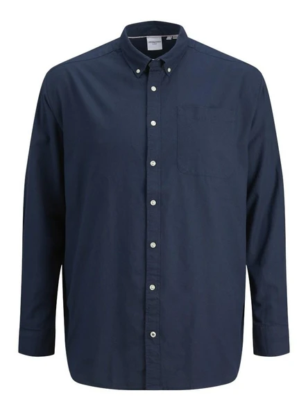 Jack Jones Oxford Plus Büyük Beden Erkek Gömlek 12190444 ürün görseli 1