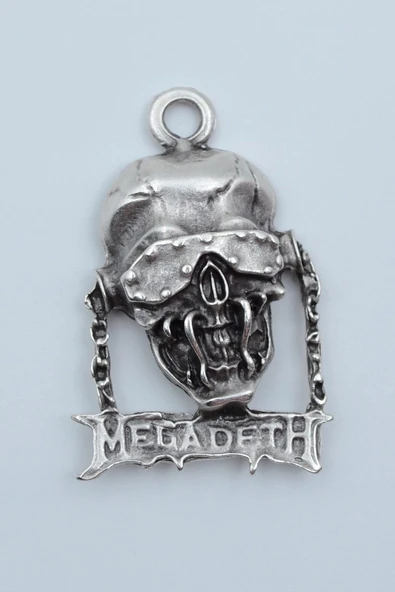 Megadeth Gümüş Kaplama Kolye Ucu ürün görseli 1
