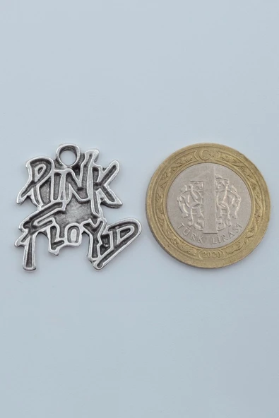 Pink Floyd Gümüş Kaplama Kolye Ucu - Resim 3