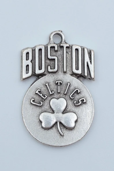 Boston Celtics  Gümüş Kaplama Kolye Ucu ürün görseli 1