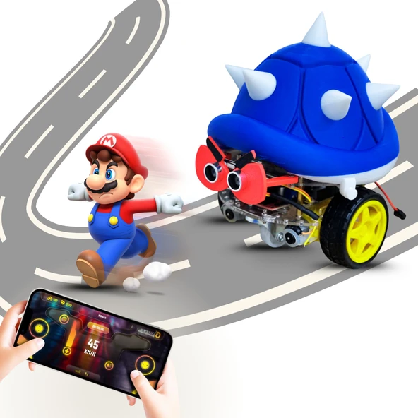 MARIO Spiny: Yeni Nesil Kodlanabilir Oyuncak (Mobil Kumandalı) ürün görseli 1