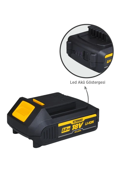 RTX1802 X-Lion Akü Yedek Batarya 2.0 Ah ürün görseli 1
