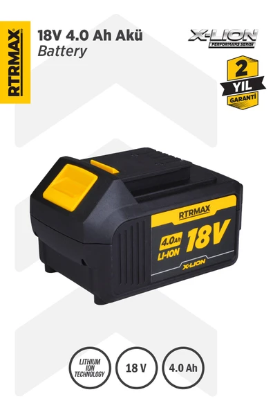 RTX1804 X-Lion Akü Yedek Batarya 4.0 Ah ürün görseli 1
