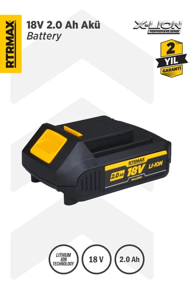 RTX1802 X-Lion Akü Yedek Batarya 2.0 Ah ürün görseli 1