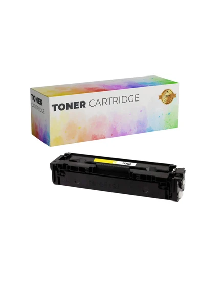 HP 203A-CF542 SARI MUADİL TONER HP COLOR LASERJET PRO M254NW/M254DW/M254DNW/M280NW/M281FW/M281FDN ürün görseli 1